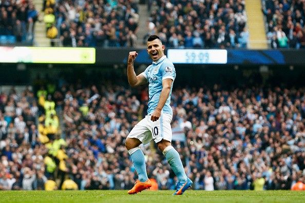 Sergio Kun Aguero manchester City goal