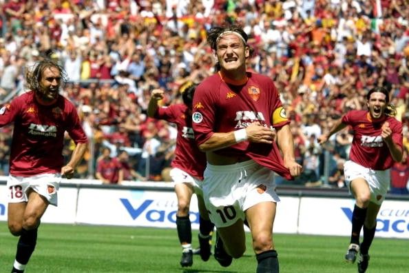 Totti Scudetto AS Roma 2001