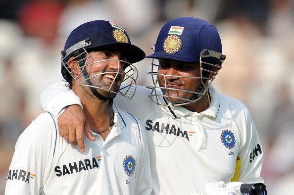 Virender Sehwag (left) and Gautam Gambhir (right) was the last Indian pair to last over 20 overs in a Test outside Asia.