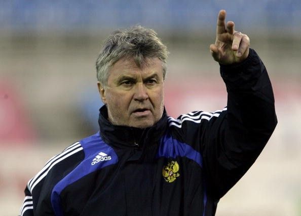 Guus Hiddink had to serve a sentence for tax evasion during his stint as coach of Russia