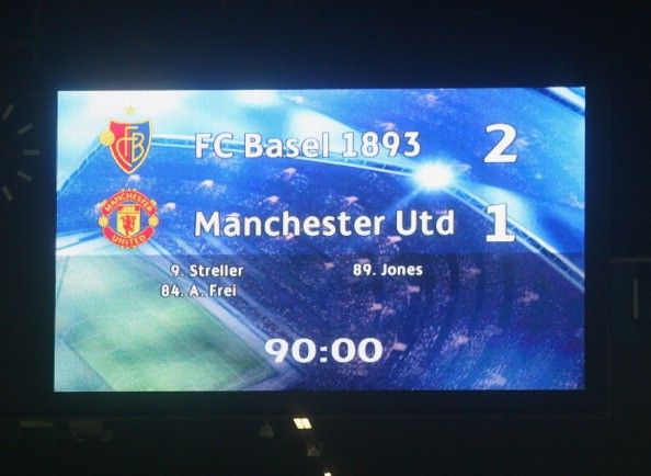 Basel 2-1 Man Utd