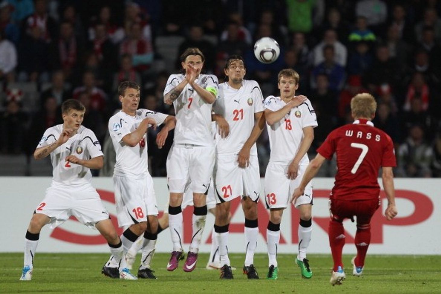 10 players with the highest free kick conversion rate