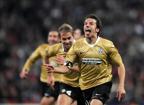 Del Piero vs Real madrid Juventus