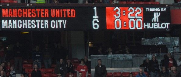 Man Utd 1-6 Man City