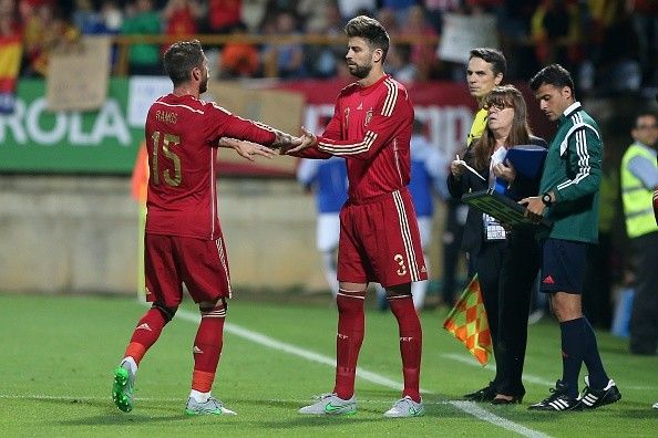 Ramos Pique Spain Catalonia