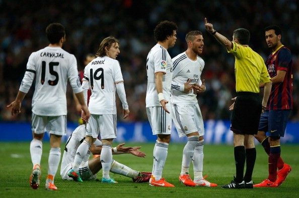 Real Madrid Barcelona El Clasico Sergio Ramos