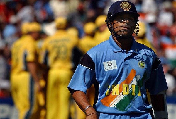 Sachin Tendulkar departed early in the 2003 World Cup final