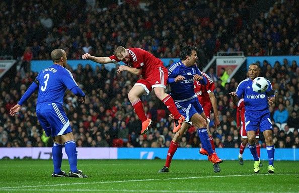 Paul Scholes goal charity game