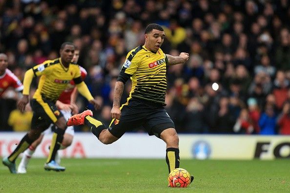 Troy Deeney Watford Manchester United penalty