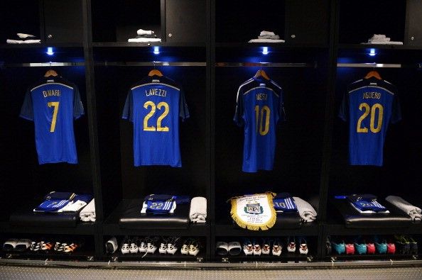 Messi Argentina Dressing Room