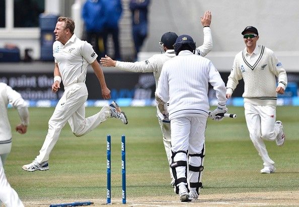 Angelo Mathews bowled Dunedin