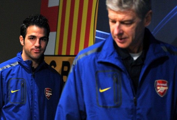 Arsene Wenger Cesc Fabregas Arsenal