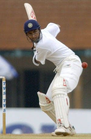 Bangar opened the innings for India in Tests