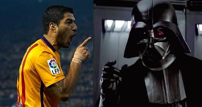 Luis Suarez Darth Vader