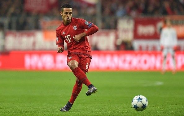 Thiago Alcantara UCL Bayern Munich