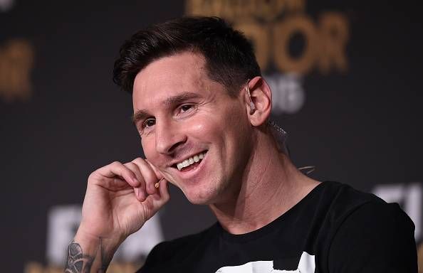 2015 Ballon d'Or Press Conference Lionel Messi