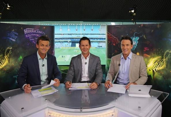 Adam Gilchrist, Ricky Ponting and Damien Fleming