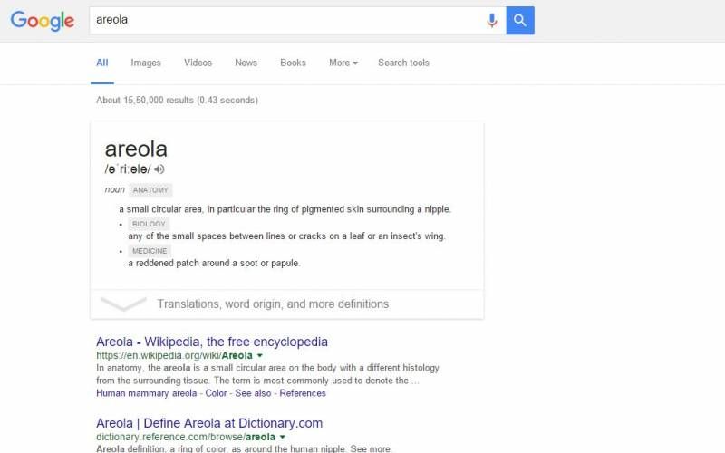 Areola Google