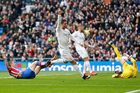 Cristiano Ronaldo goal Real Madrid Sporting Gijon