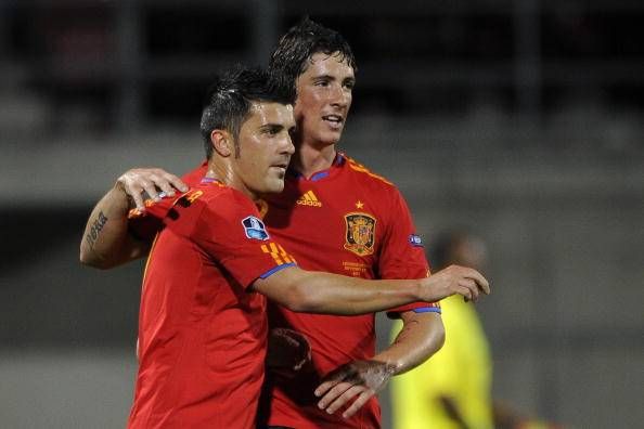 David Villa Fernando Torres