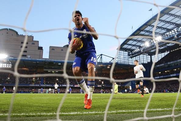 Diego Costa goal Chelsea Everton