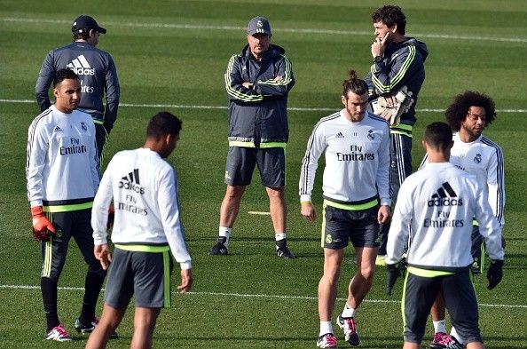 Real Madrid Rafa Benitez training