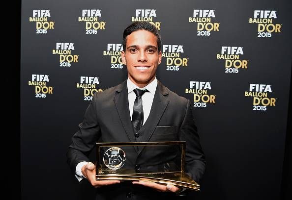 Wendell Lira waiter cafe Puskas Award 2015