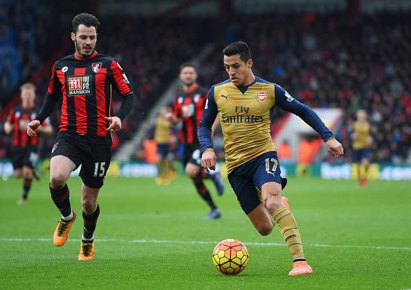 Alexis Sanchez will look to score against Leicester