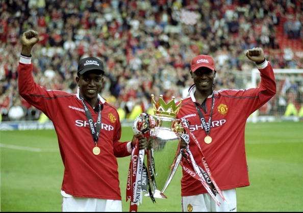 Andy Cole and Dwight Yorke