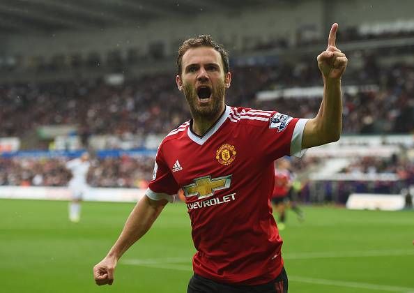Juan Mata loved by fans Manchester United