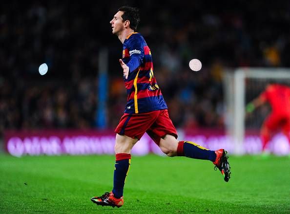 Lionel Messi scored the first goal of the game
