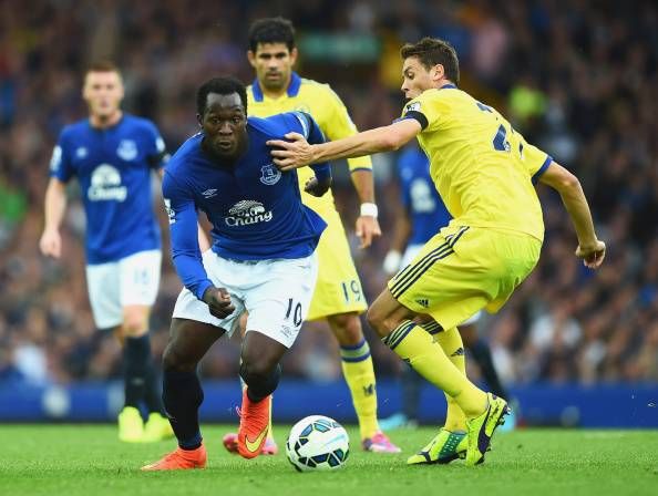 Romelu Lukaku shine everton