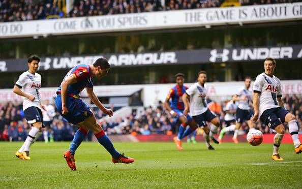 Martin Kelly goal Crystal Palace Tottenham Hotspur FA Cup