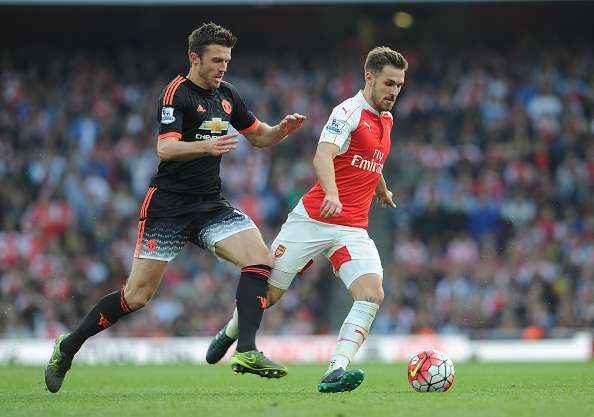 Michael Carrick Aaron Ramsey