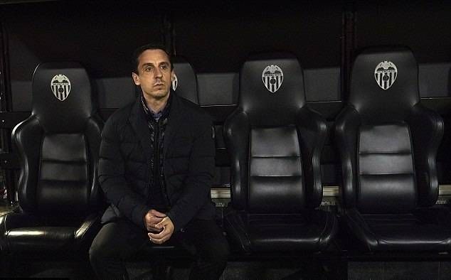 There was no relief for Gary Neville against a weakened Barcelona