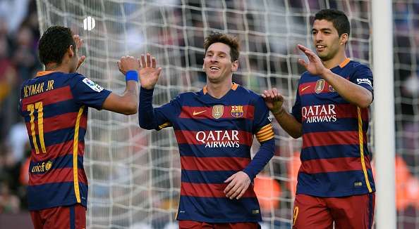 Messi, Suarez and Neymar