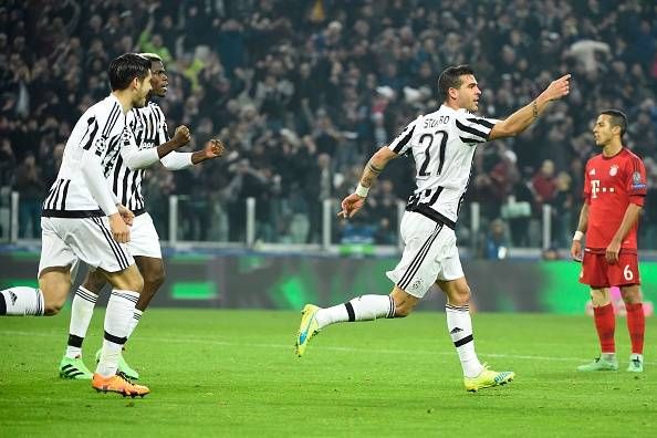 Sturaro celebrates the winner