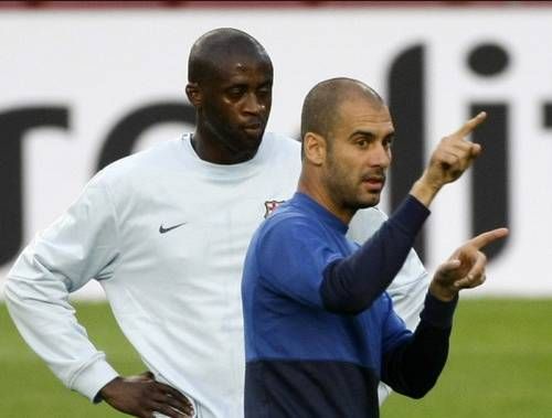 Yaya Toure Pep Guardiola