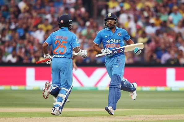 dhawan rohit india t20