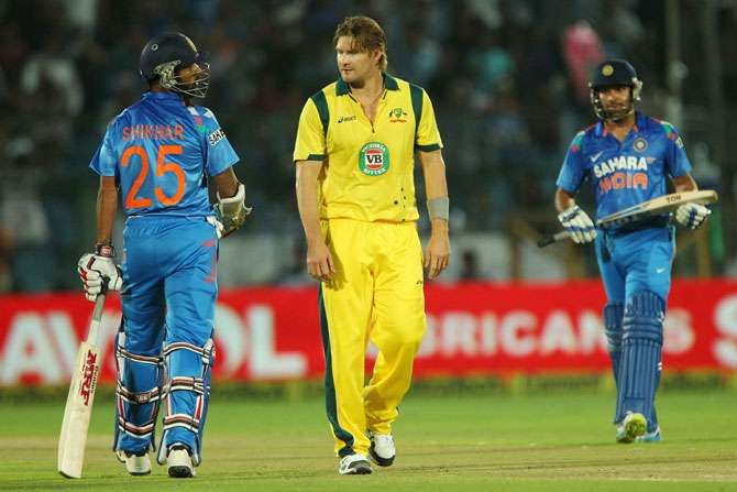 Shikhar Dhawan mimicked Shane Watson’s injury as Watson was not happy with the prank (Source: Rediff)