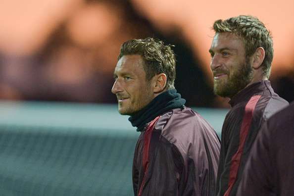 Francesco Totti Daniele De Rossi AS Roma