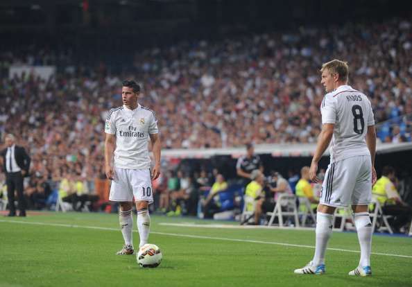 James Rodriguez Toni Kroos