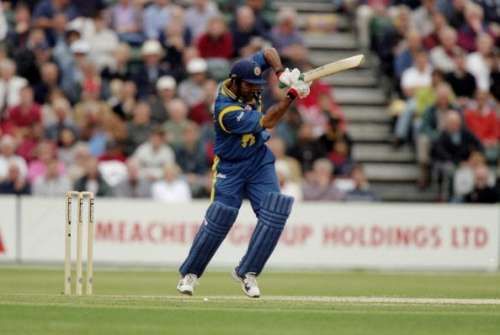 Marvan Atapattu in action for Sri Lanka