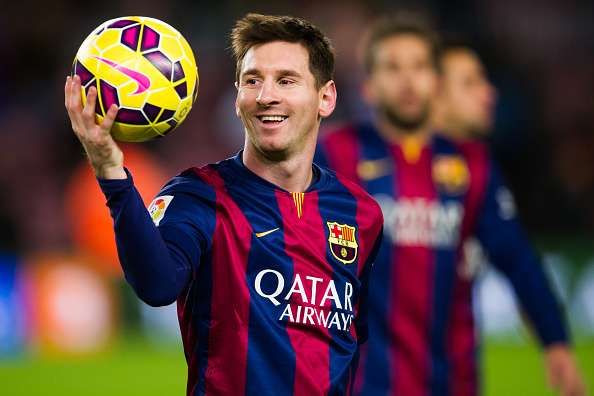 messi happy