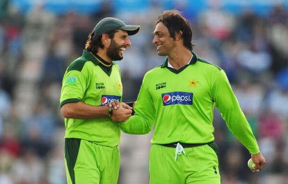 Shahid Afridi shoaib Akhtar