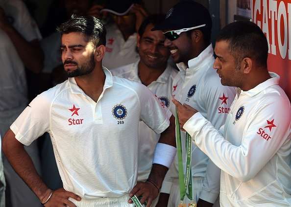 Virat Kohli MS Dhoni Test cricket