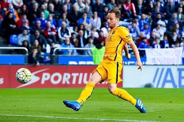 Ivan Rakitic goal Deportivo Barcelona highlights