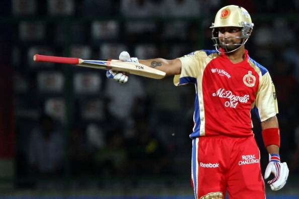 Kohli started for RCB on a youth contract