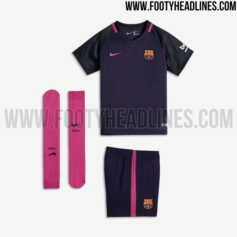 Barcelona shorts socks away kit 2016 17 leaked