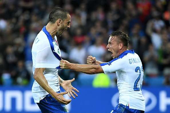 Emanuele Giaccherini Leonardo Bonucci